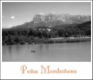 Peña Montañesa, le lac de Mediano